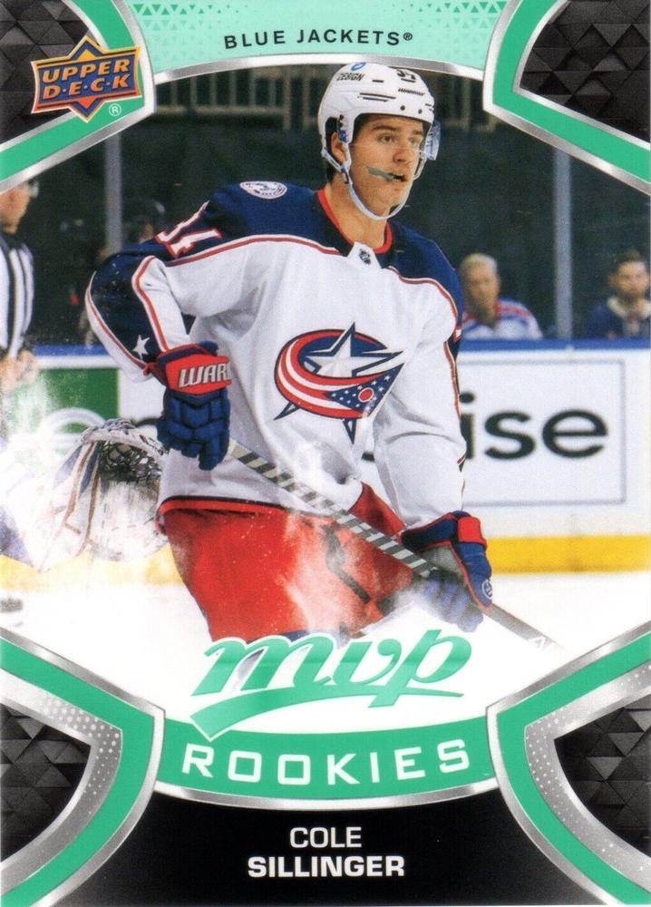 Cole Sillinger Rookie #260 Columbus Blue Jackets | 2021-22 Upper Deck MVP