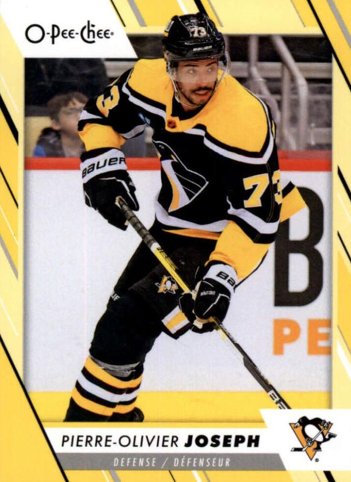 Pierre-Olivier Joseph #260 Pittsburgh Penguins | 2023-24 O-Pee-Chee Yellow Border