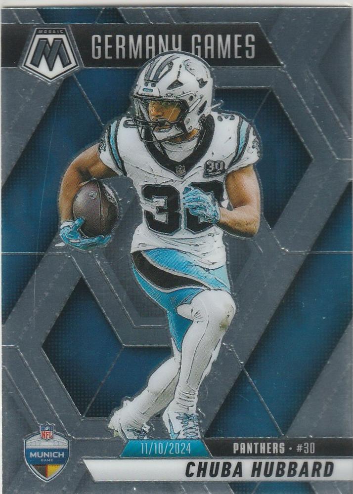 Chuba Hubbard #260 Carolina Panthers | 2025 Panini Mosaic | NFL Football
