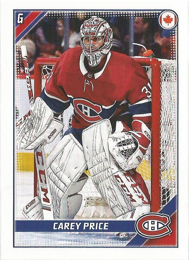 Carey Price #261 Montreal Canadiens | 2019-20 Topps NHL Sticker Collection