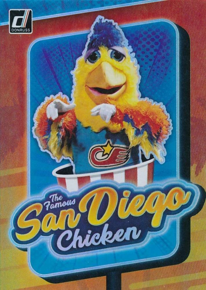 The Famous San Diego Chicken #261 Multi-Team | 2020 Donruss
