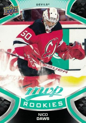 Nico Daws Rookie #261 New Jersey Devils | 2021-22 Upper Deck MVP