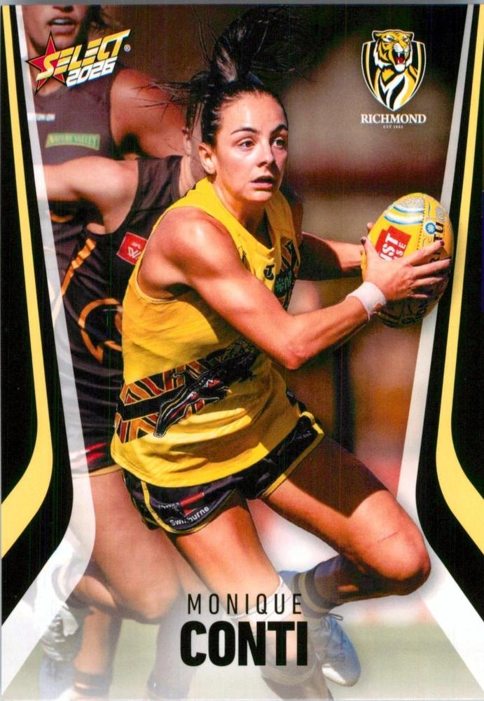 Monique Conti #261 Richmond Tigers | 2026 Select AFL Footy Stars