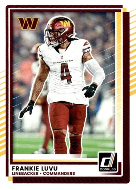 Frankie Luvu #262 Washington Commanders | 2025 Donruss | NFL Football