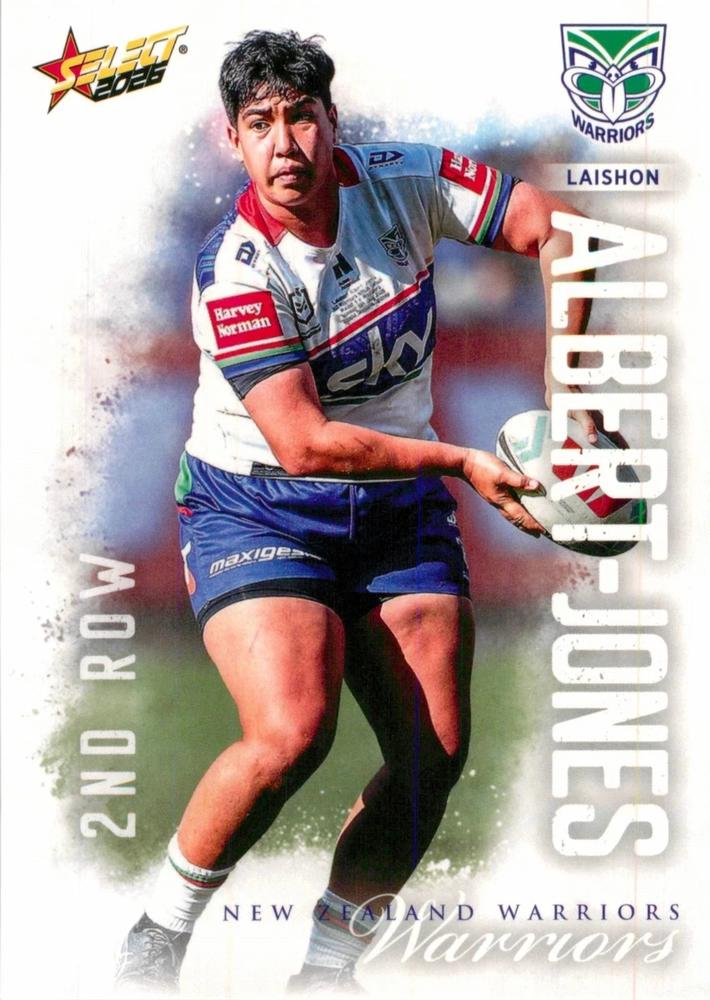 Laishon Albert-Jones #262 New Zealand Warriors | 2026 Select NRL League Heroes