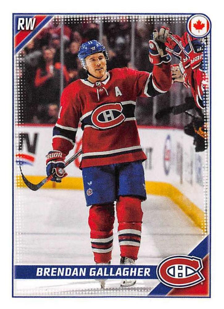Brendan Gallagher #263 Montreal Canadiens | 2019-20 Topps NHL Sticker Collection