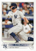 Trey Amburgey #263 New York Yankees (Factory set, Large RC logo) | 2022 Topps