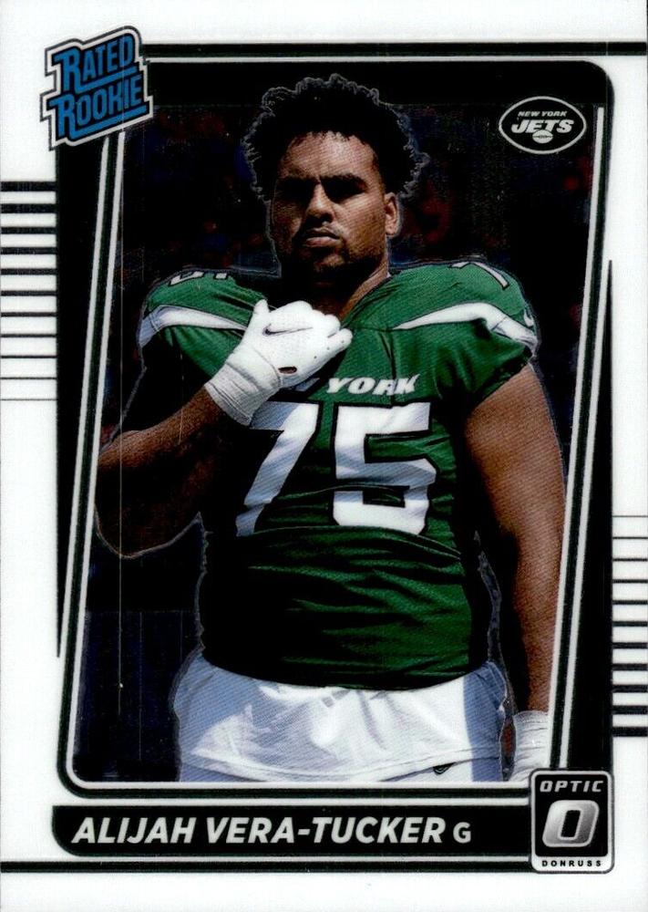 Alijah Vera-Tucker #264 New York Jets | 2021 Donruss Optic | NFL Football