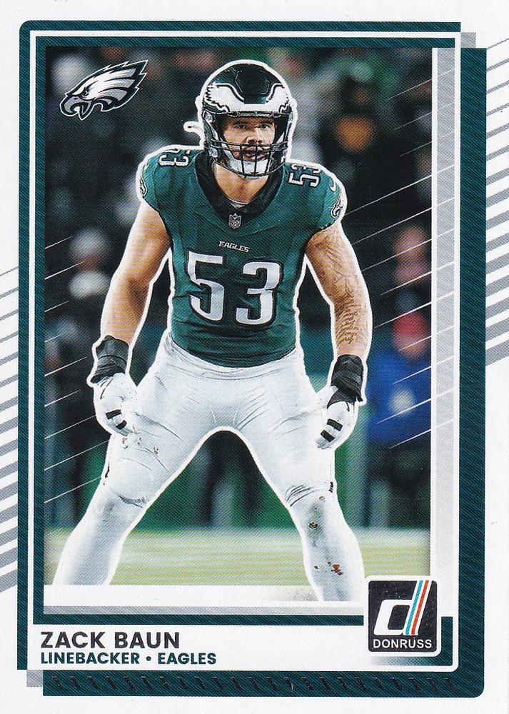 Zack Baun #264 Philadelphia Eagles | 2025 Donruss | NFL Football