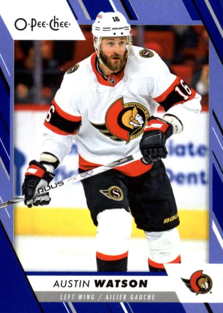 Austin Watson #265 Ottawa Senators | 2023-24 O-Pee-Chee Blue Border
