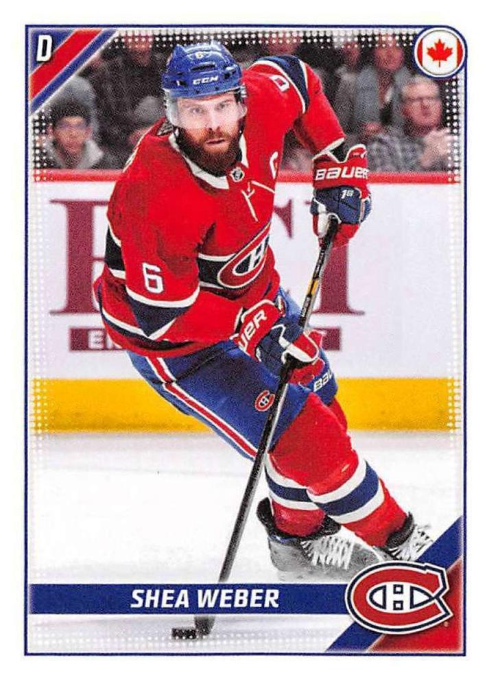 Shea Weber #266 Montreal Canadiens | 2019-20 Topps NHL Sticker Collection