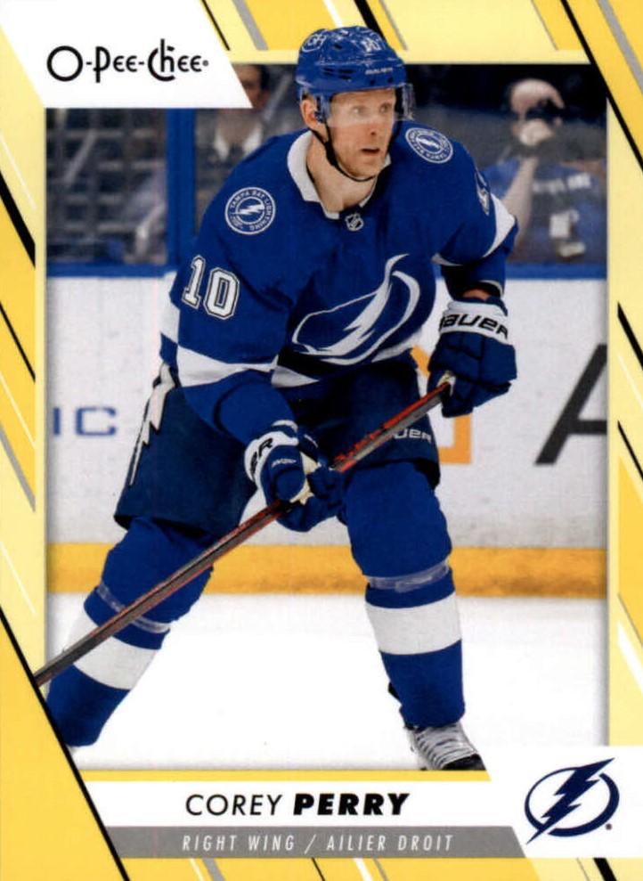 Corey Perry #266 Tampa Bay Lightning | 2023-24 O-Pee-Chee Yellow Border