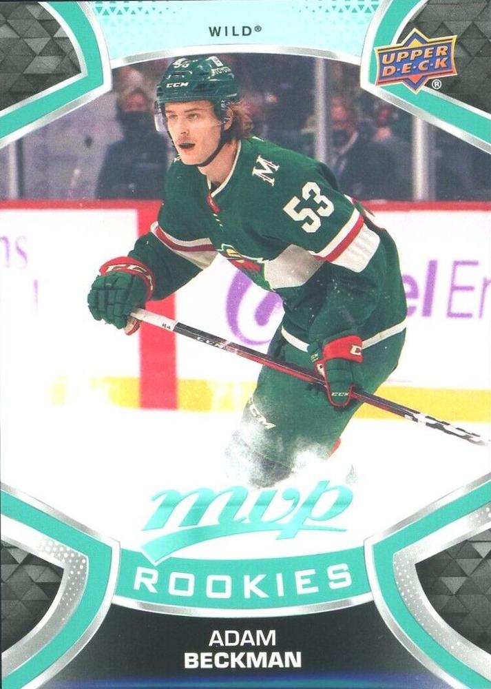 Adam Beckman Rookie #267 Minnesota Wild | 2021-22 Upper Deck MVP