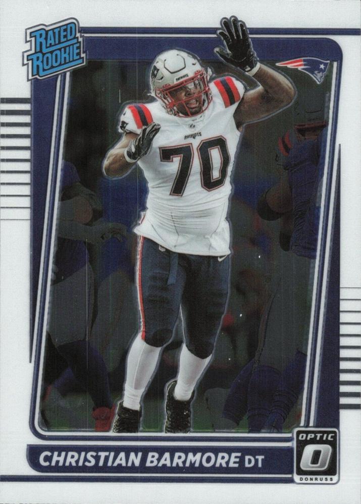 Christian Barmore #268 New England Patriots | 2021 Donruss Optic | NFL Football