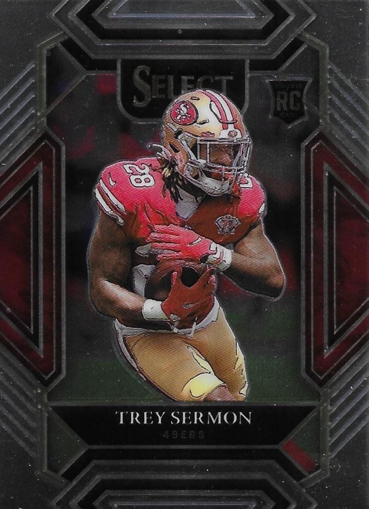 Trey Sermon #268 San Francisco 49ers | 2021 Panini Select |  | NFL Football