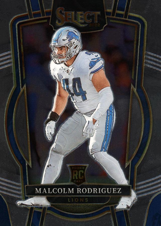 Malcolm Rodriguez #268 Detroit Lions | 2022 Panini Select | NFL Football