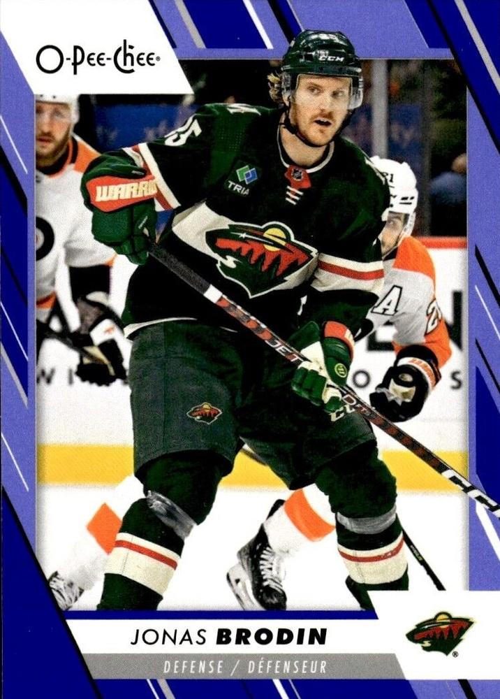 Jonas Brodin #268 Minnesota Wild | 2023-24 O-Pee-Chee Blue Border