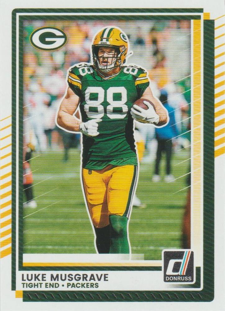 Luke Musgrave #268 Green Bay Packers | 2025 Donruss | NFL Football