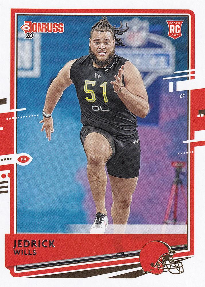 Jedrick Wills #269 Cleveland Browns | 2020 Panini Donruss | NFL Football