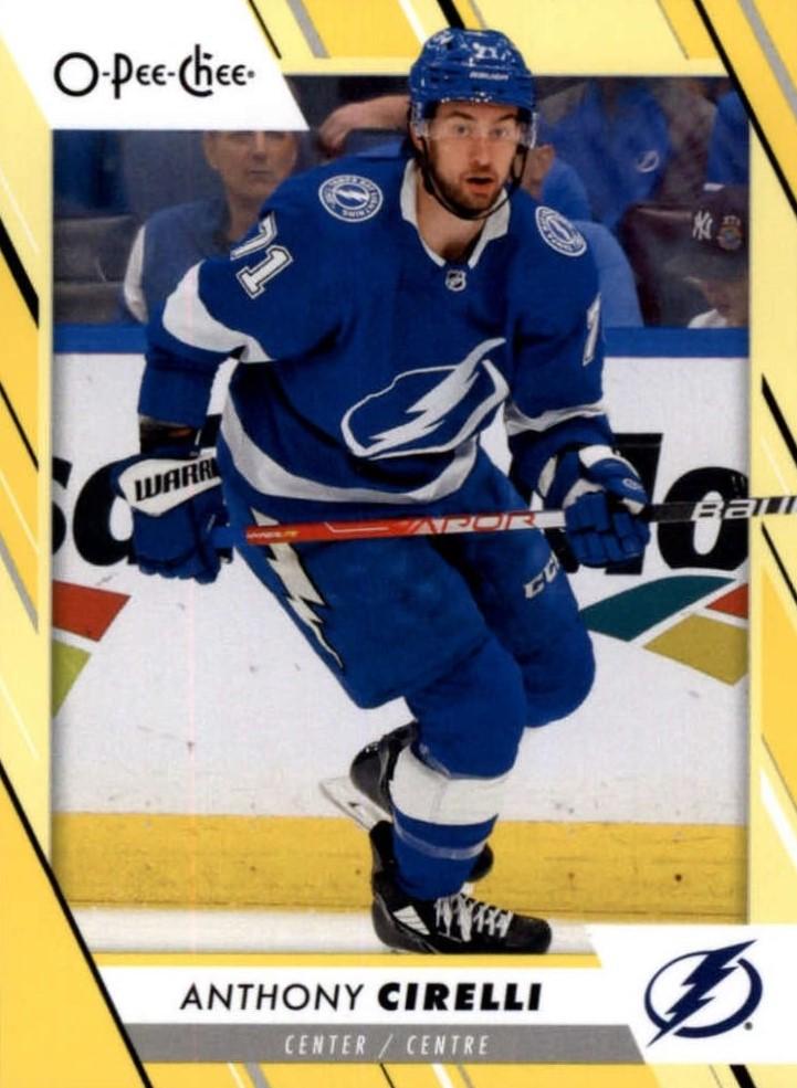 Anthony Cirelli #269 Tampa Bay Lightning | 2023-24 O-Pee-Chee Yellow Border