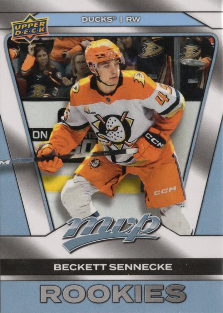 Beckett Sennecke #269 Anaheim Ducks | 2025-26 Upper Deck MVP