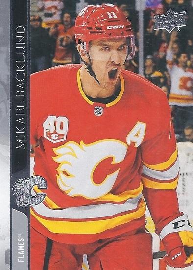 Mikael Backlund #26 Calgary Flames | 2020-21 Upper Deck