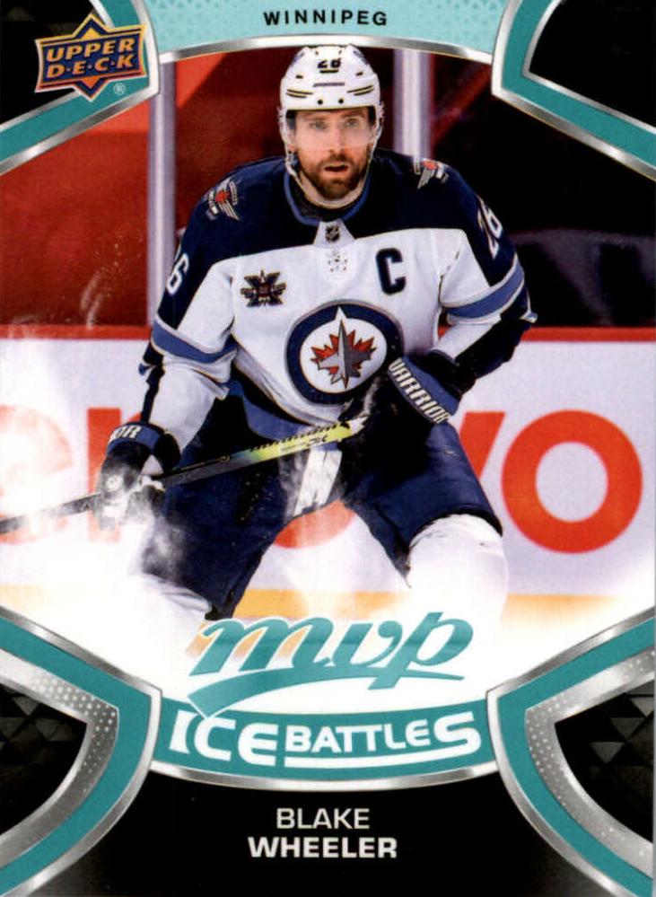 Blake Wheeler #26 Winnipeg Jets | 2021-22 Upper Deck MVP Ice Battles