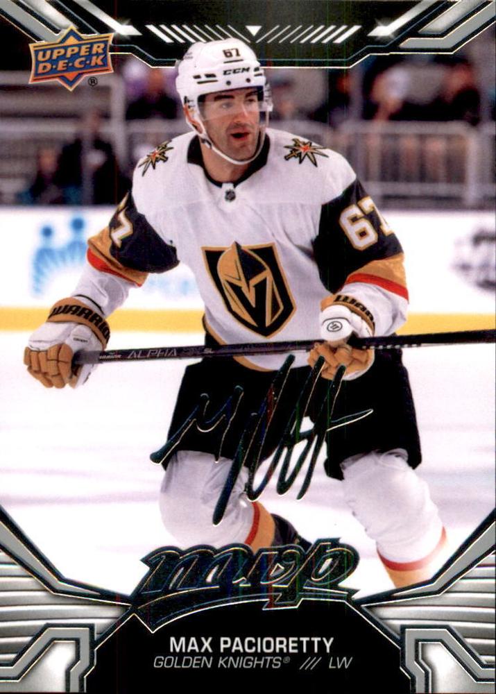 Max Pacioretty #26 Vegas Golden Knights | 2022-23 Upper Deck MVP Silver Script