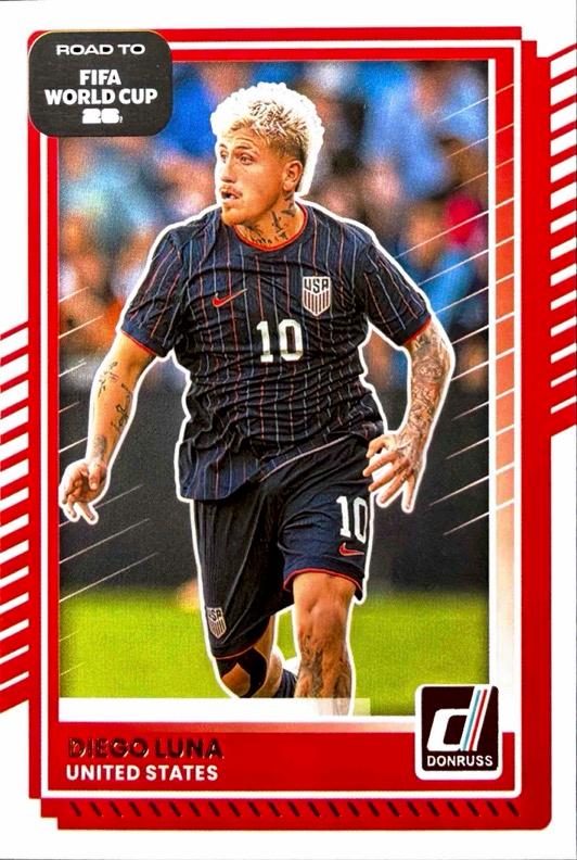 Diego Luna #26 USA | 2025-26 Donruss Road to FIFA World Cup