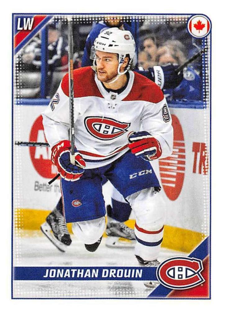 Jonathan Drouin #271 Montreal Canadiens | 2019-20 Topps NHL Sticker Collection