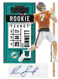 Reid Sinnett #271 Miami Dolphins | 2020 Panini Contenders |  | NFL Football