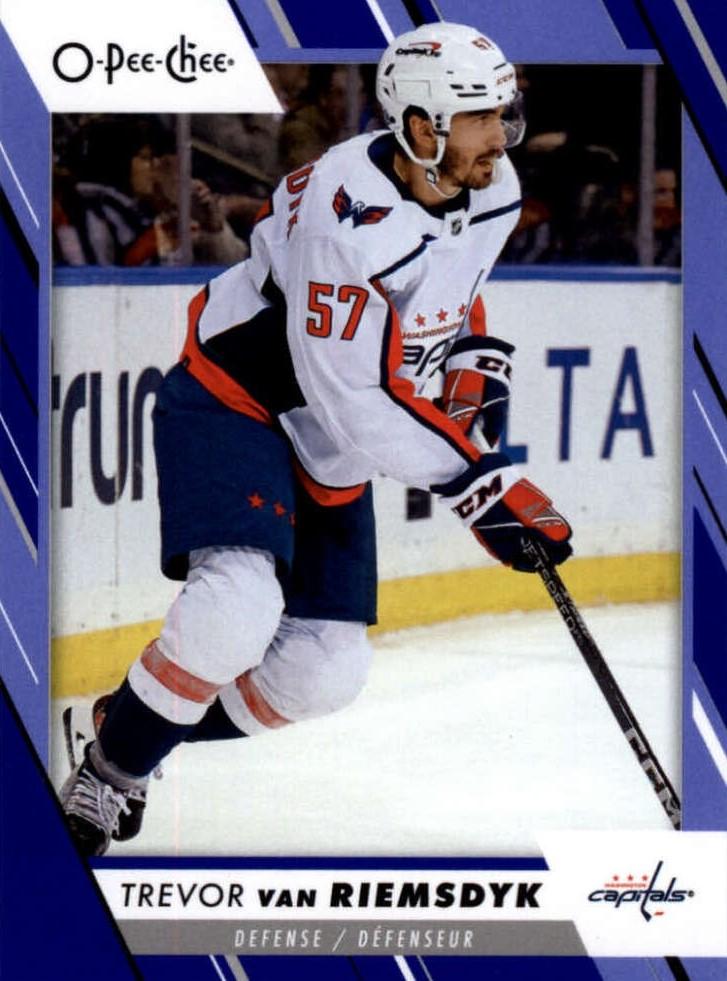 Trevor van Riemsdyk #271 Washington Capitals | 2023-24 O-Pee-Chee Blue Border