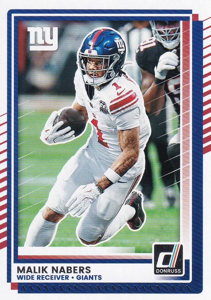 Malik Nabers #273 New York Giants | 2025 Donruss | NFL Football