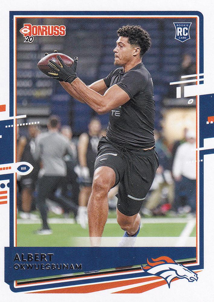 Albert Okwuegbunam #274 Denver Broncos | 2020 Panini Donruss | NFL Football
