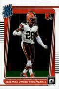 Jeremiah Owusu-Koramoah #274 Cleveland Browns | 2021 Donruss Optic | NFL Football