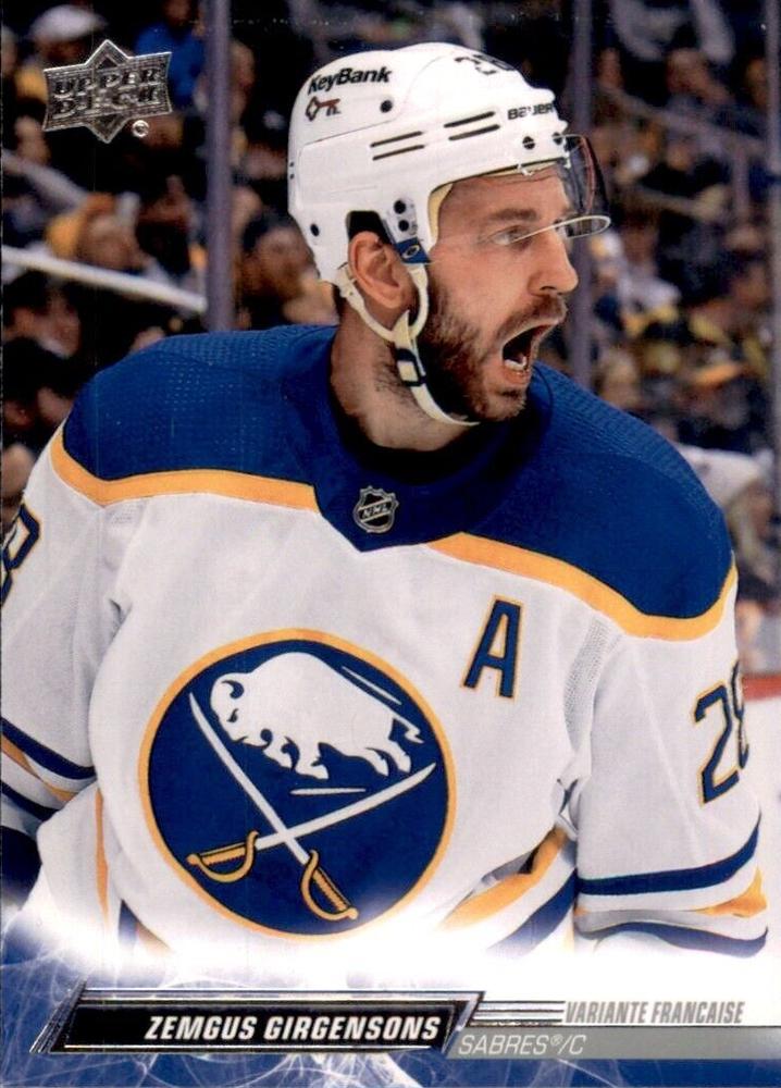 Zemgus Girgensons #274 Buffalo Sabres | 2022-23 Upper Deck