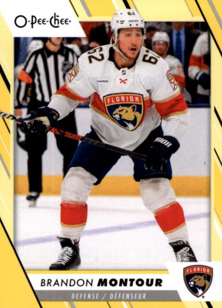Brandon Montour #274 Florida Panthers | 2023-24 O-Pee-Chee Yellow Border