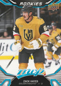 Zack Hayes Rookie #275 Vegas Golden Knights | 2022-23 Upper Deck MVP
