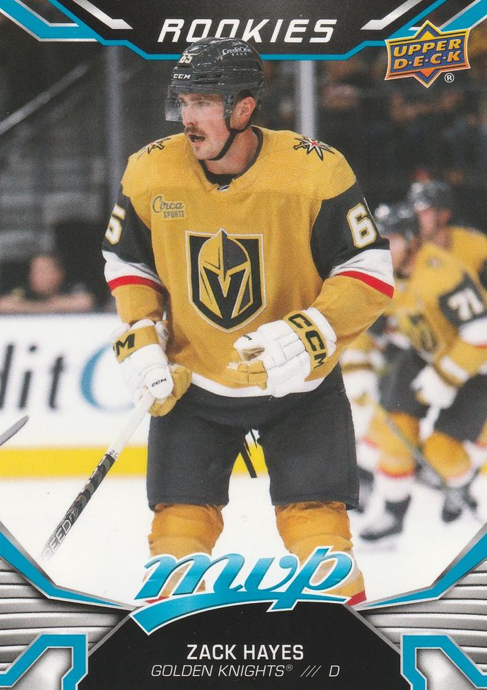 Zack Hayes Rookie #275 Vegas Golden Knights | 2022-23 Upper Deck MVP