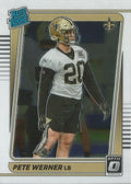 Pete Werner #276 New Orleans Saints | 2021 Donruss Optic | NFL Football