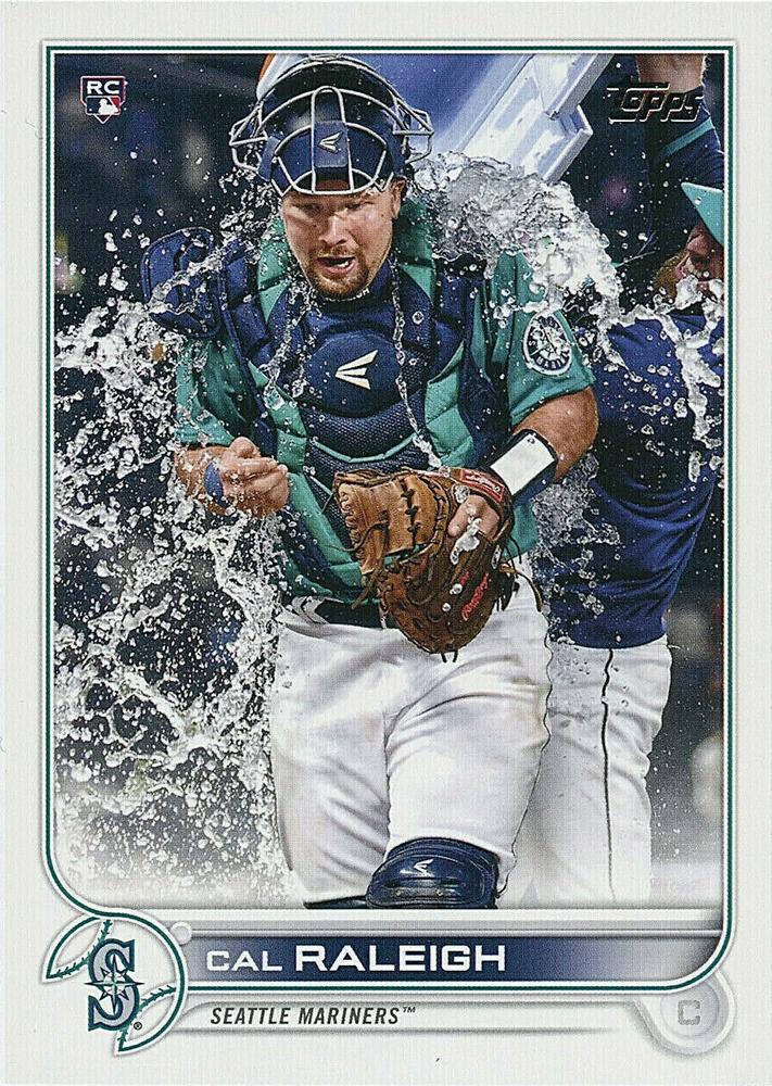 Cal Raleigh #277 Seattle Mariners (Cooler shower) | 2022 Topps