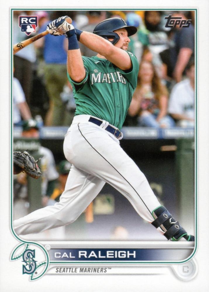 Cal Raleigh #277 Seattle Mariners (Factory set, Large RC logo) | 2022 Topps