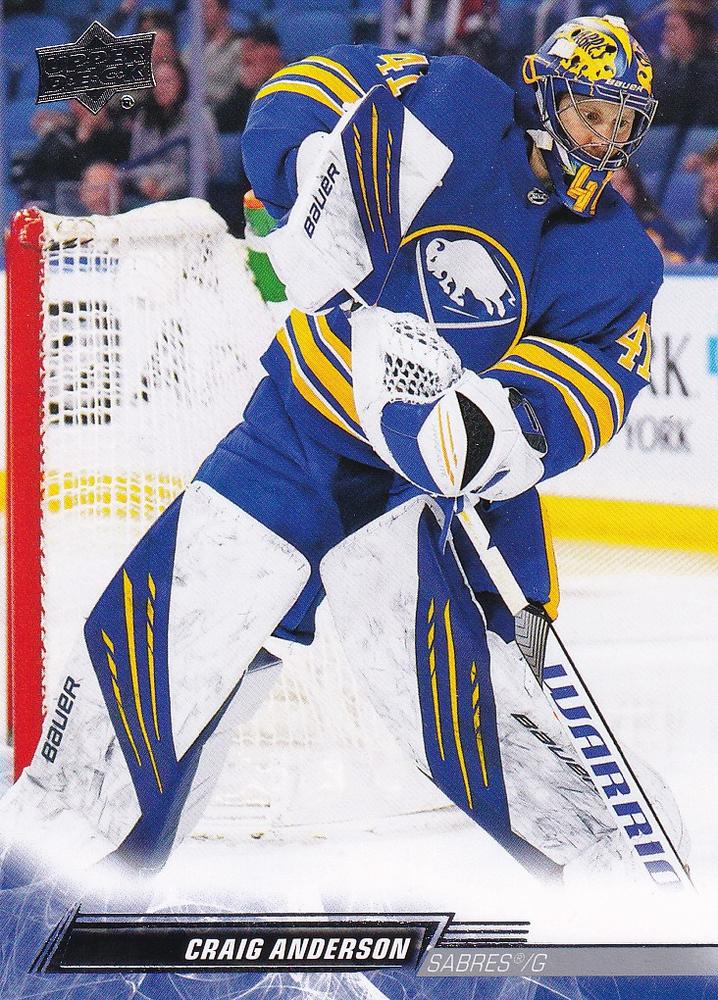 Craig Anderson #277 Buffalo Sabres | 2022-23 Upper Deck