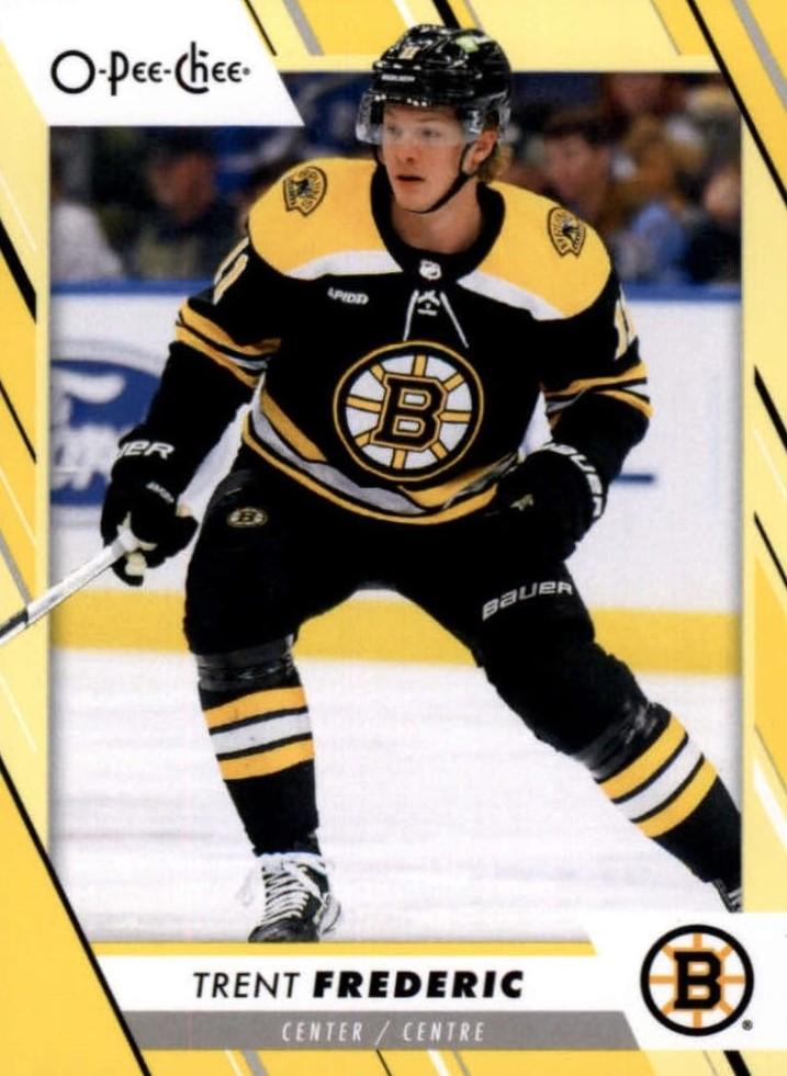 Trent Frederic #277 Boston Bruins | 2023-24 O-Pee-Chee Yellow Border