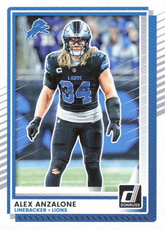 Alex Anzalone #277 Detroit Lions | 2025 Donruss | NFL Football