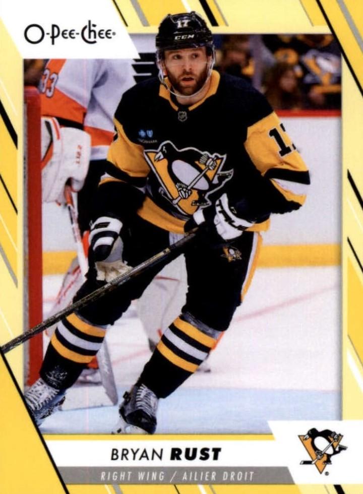 Bryan Rust #279 Pittsburgh Penguins | 2023-24 O-Pee-Chee Yellow Border