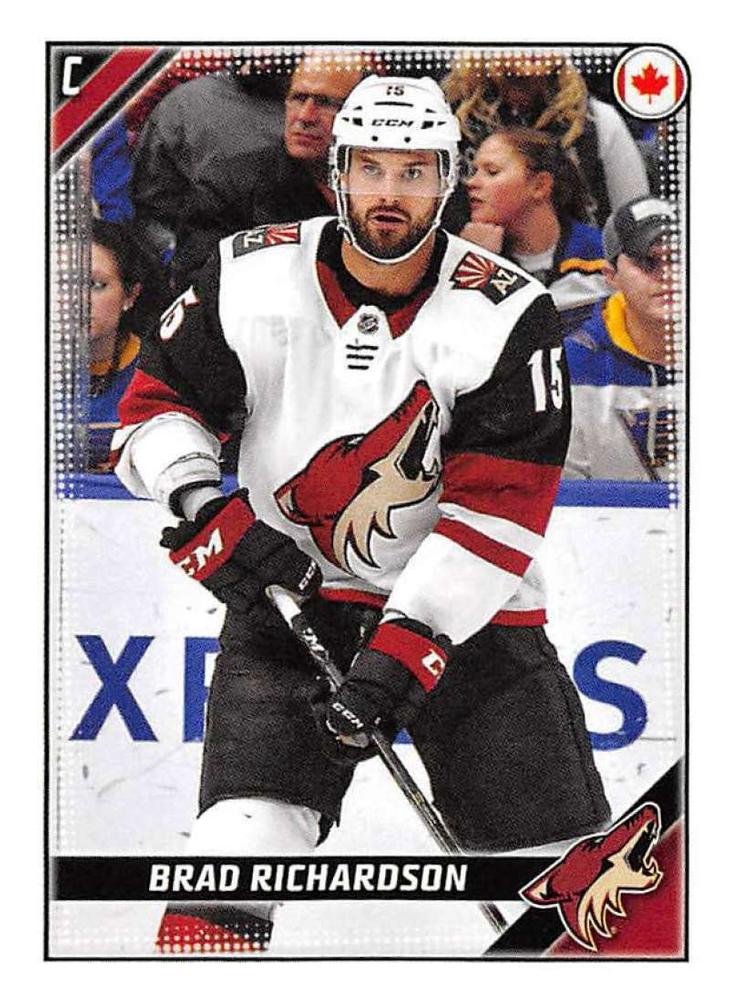 Brad Richardson #27 Arizona Coyotes | 2019-20 Topps NHL Sticker Collection