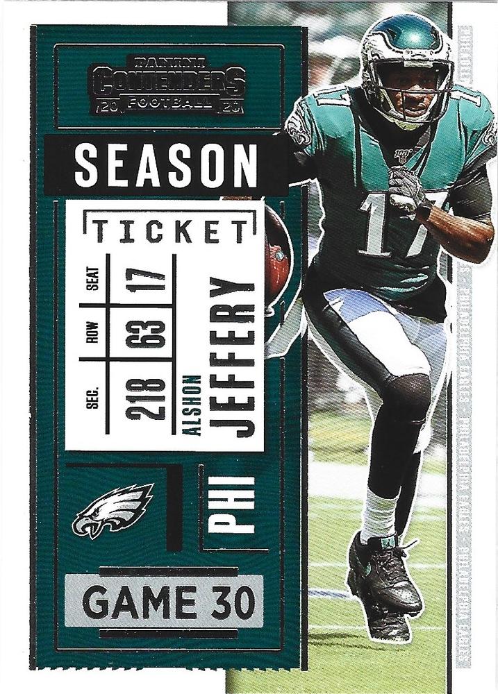 Alshon Jeffery #27 | 2020 Panini Contenders |  | NFL Football
