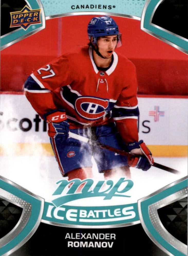 Alexander Romanov #27 Montreal Canadiens | 2021-22 Upper Deck MVP Ice Battles