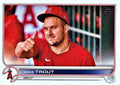Mike Trout #27 Los Angeles Angels (Thumb up) | 2022 Topps